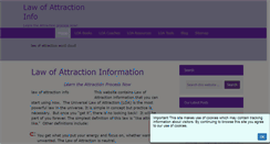 Desktop Screenshot of law-of-attraction-info.com