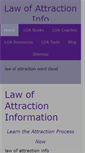 Mobile Screenshot of law-of-attraction-info.com