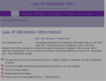 Tablet Screenshot of law-of-attraction-info.com